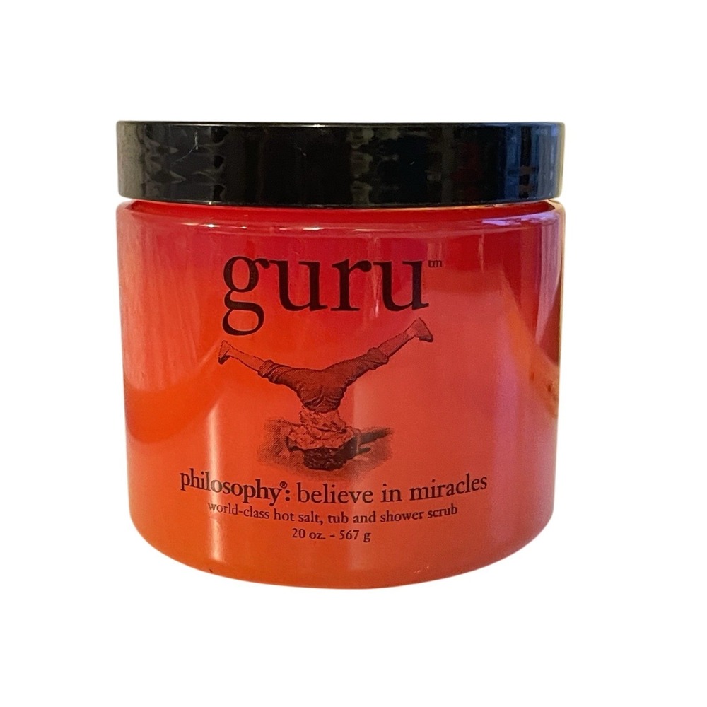 Philosophy Guru Salt Body Salt 20 oz NEW Tub And Shower Scrub‎ Discontinued